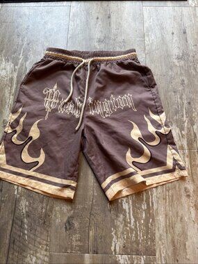 ROMWE Streetlife Shorts Washington Brown Men’s Small